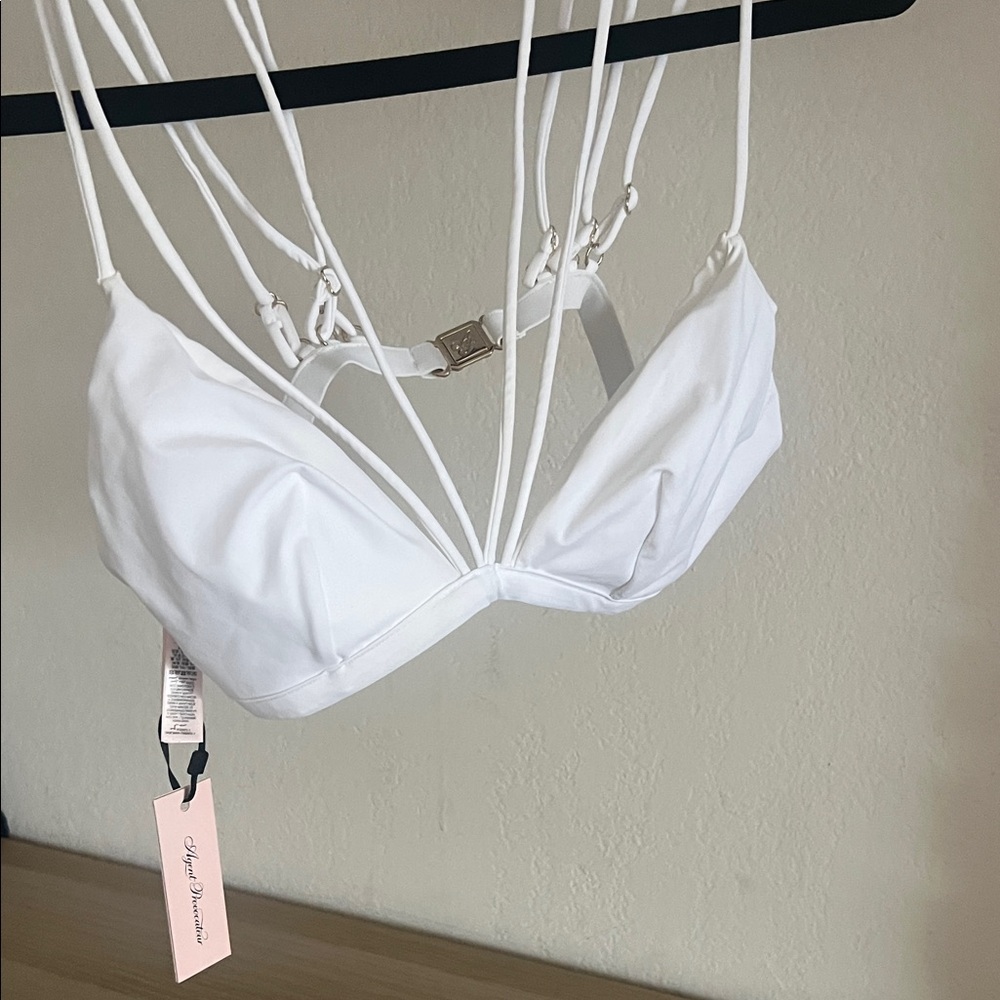 Agent Provocateur White Strappy Bra
